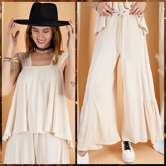 EASEL "Summer Together" Two Piece Top & Pants Set - Picture 3 of 16